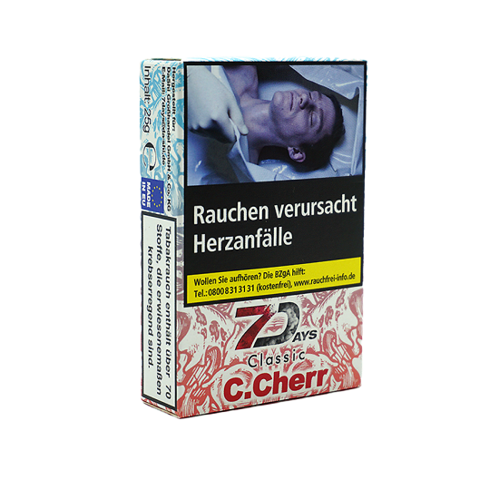 7 Days frische Kirsche (C.Cherr) Shisha Tabak, 25g