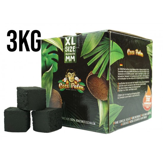 (ANGEBOT) Coco Palm XL Size 26mm Naturkohle - 3kg