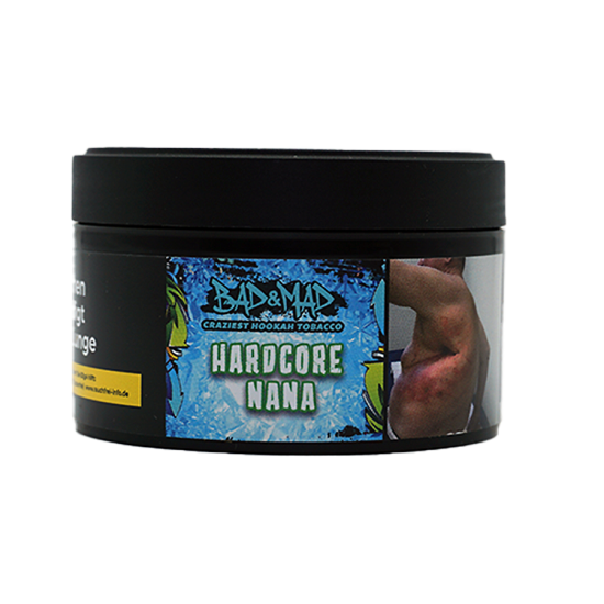 Bad & Mad Grüne Minze (Hardcore Nana) Shisha Tabak, 25g