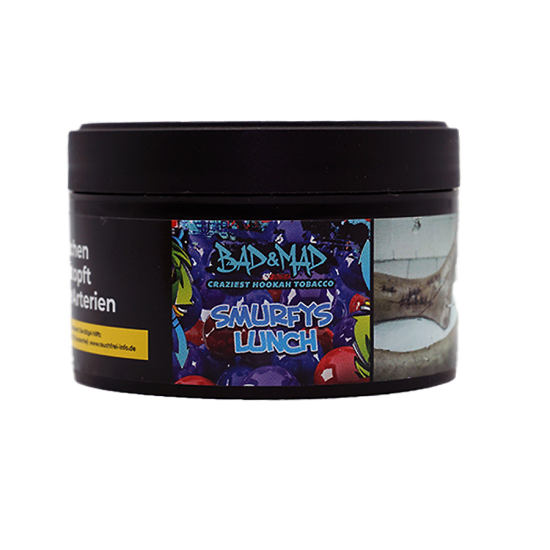 Bad & Mad Beerenmix Wassermelone Mango (Smurfys Lunch) Shisha Tabak, 25g