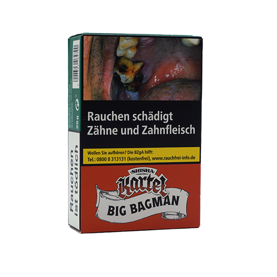 Shisha Kartel Johannisbeeren Brombeere Traube Ice (Big Bagman) Shisha Tabak, 25g